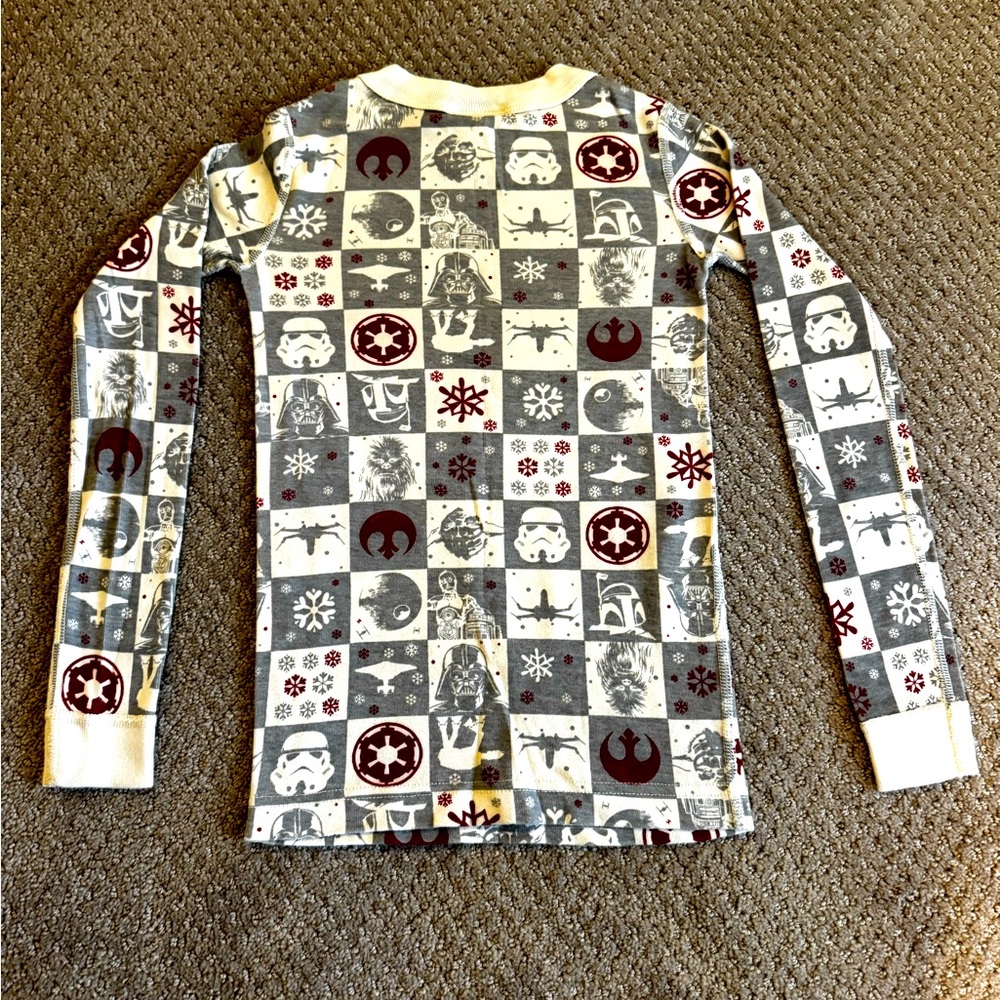 HANNA ANDERSSON HOLIDAY “STAR WARS” Pajama Set. Youth Size 8. Barely Worn!
